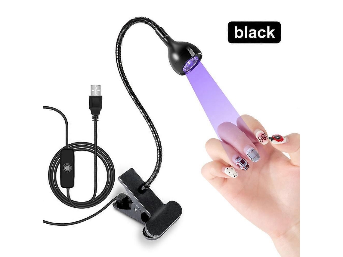 Luz Led Uv para Unhas Lâmpada de Secagem Esmalte Clipe Mesa Flexível Mini Usb Secador Portátil Ferrament as Salão Manicure GOKOCO
