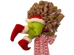 Decoração de Natal: Guirlanda de Burlap LAXISCREED