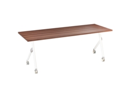 Secretária Dobrável Bendi Castanho Escuro 180 Cm 60 Cm Beliani