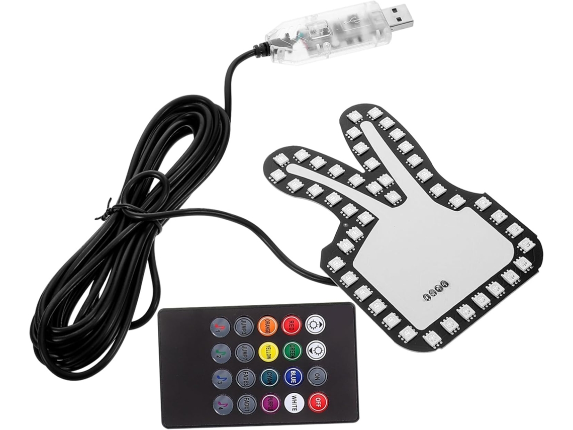 Luz Multifuncional Gleavi Em Pvc, Luz Led Usb Acionada Por Gestos Para Prevenção De Colisões Traseiras Durante A