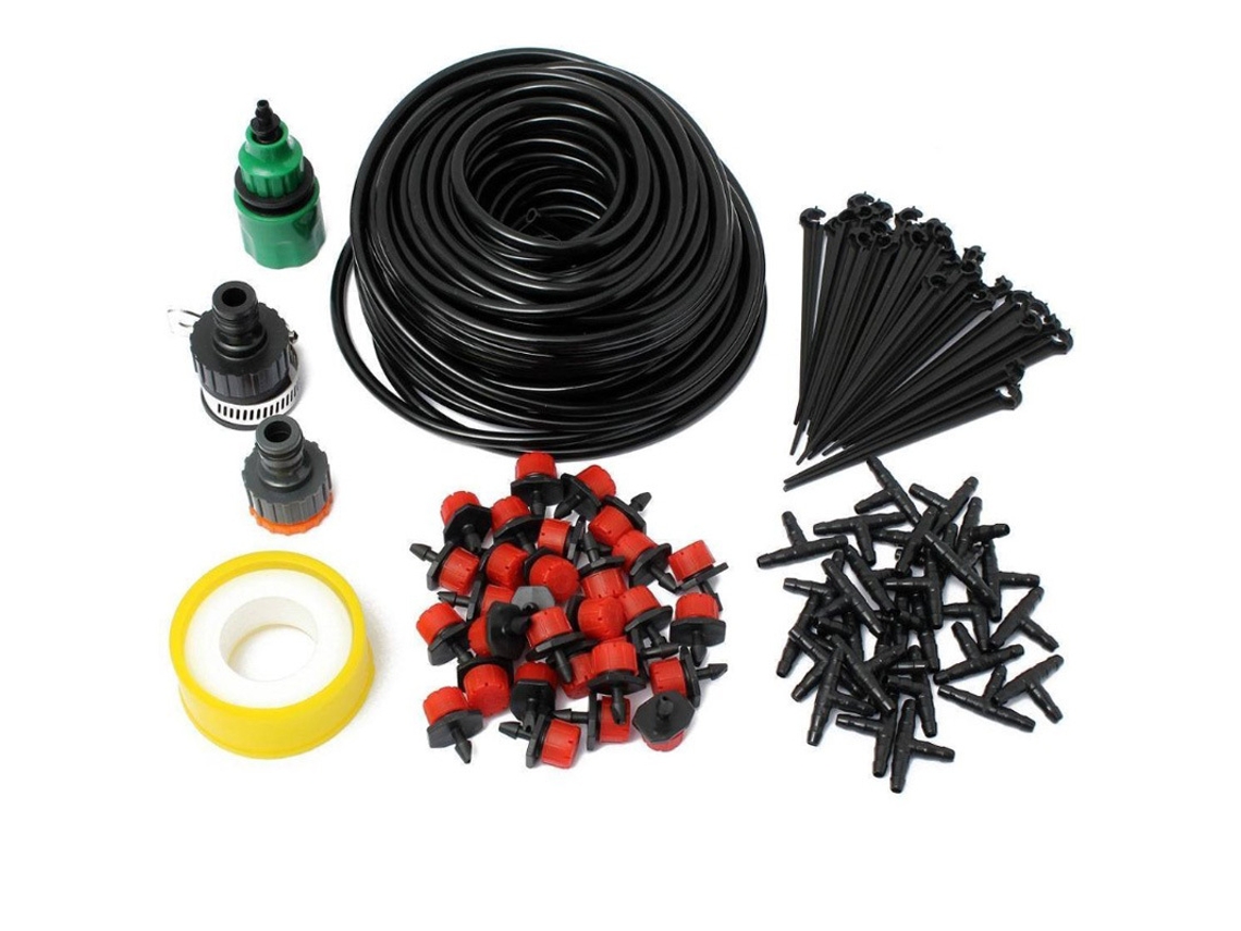 Kit Irrigação Automático Ajustável Micro 25m Jardim