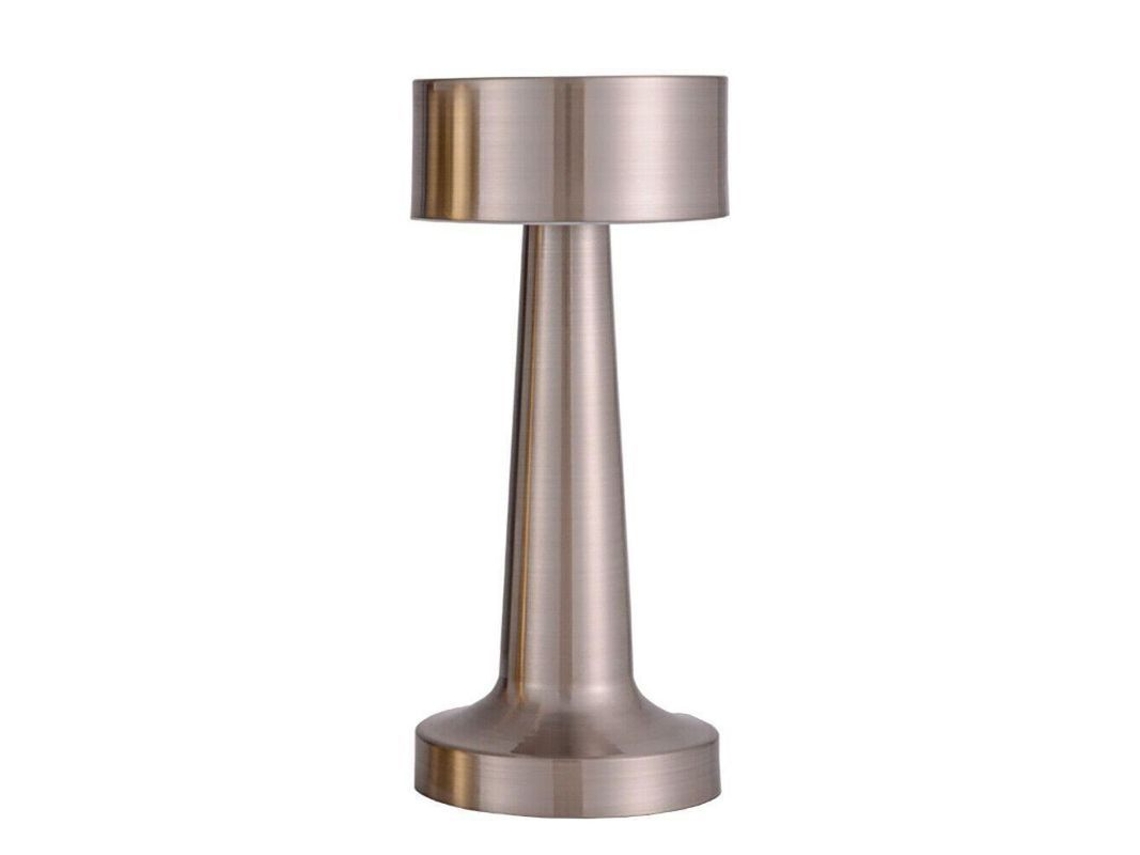 Lâmpada de Mesa LED Moderna NOVA LINE, Recarregável, Sem Fio, Luz Noturna, Prata