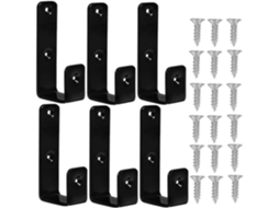 Conjunto de Cama de 6 Peças com Fixações para Escada, Suporte para Escada de Beliche, Antiderrapante, Parafusos Incluídos. SFUSHOS