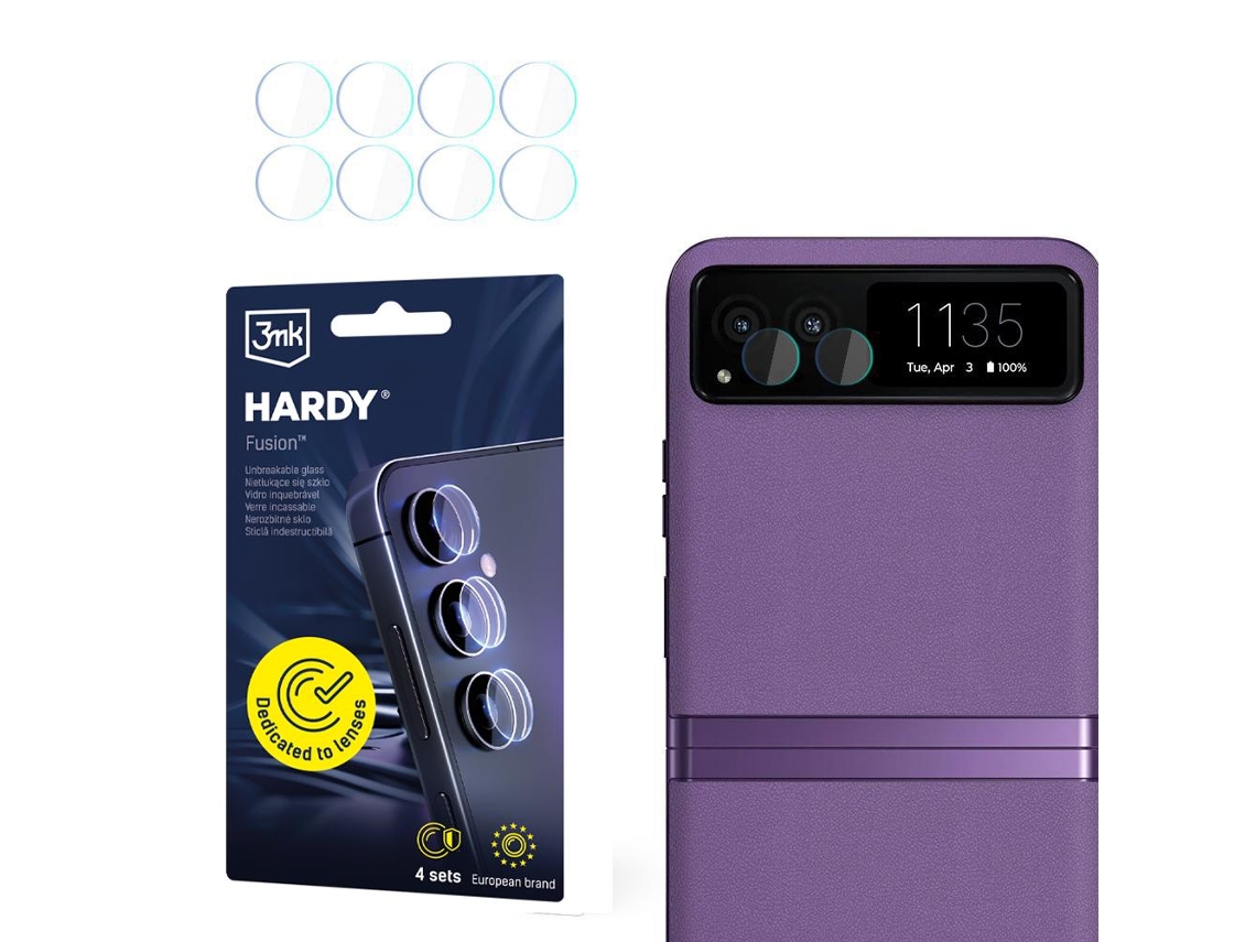 Película De Ecrã Motorola Razr 40/razr 2023 (front) 3mk Hardy Fusion Lens Protection