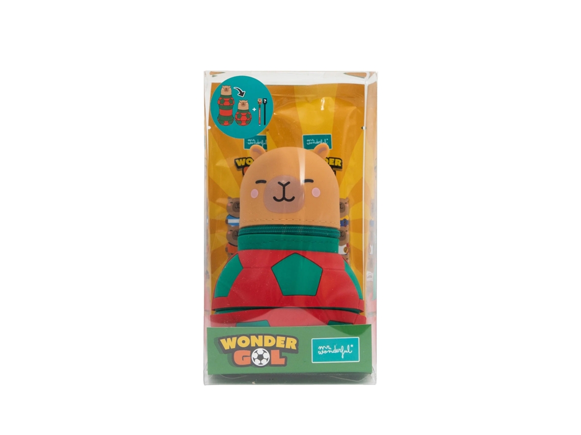 Estojo de Silicone Extensivel + 2 Esferográficas Apagaveis + Porta chaves MR.WONDERFUL Wonder Gol Selecao Portuguesa 2607041887w0un