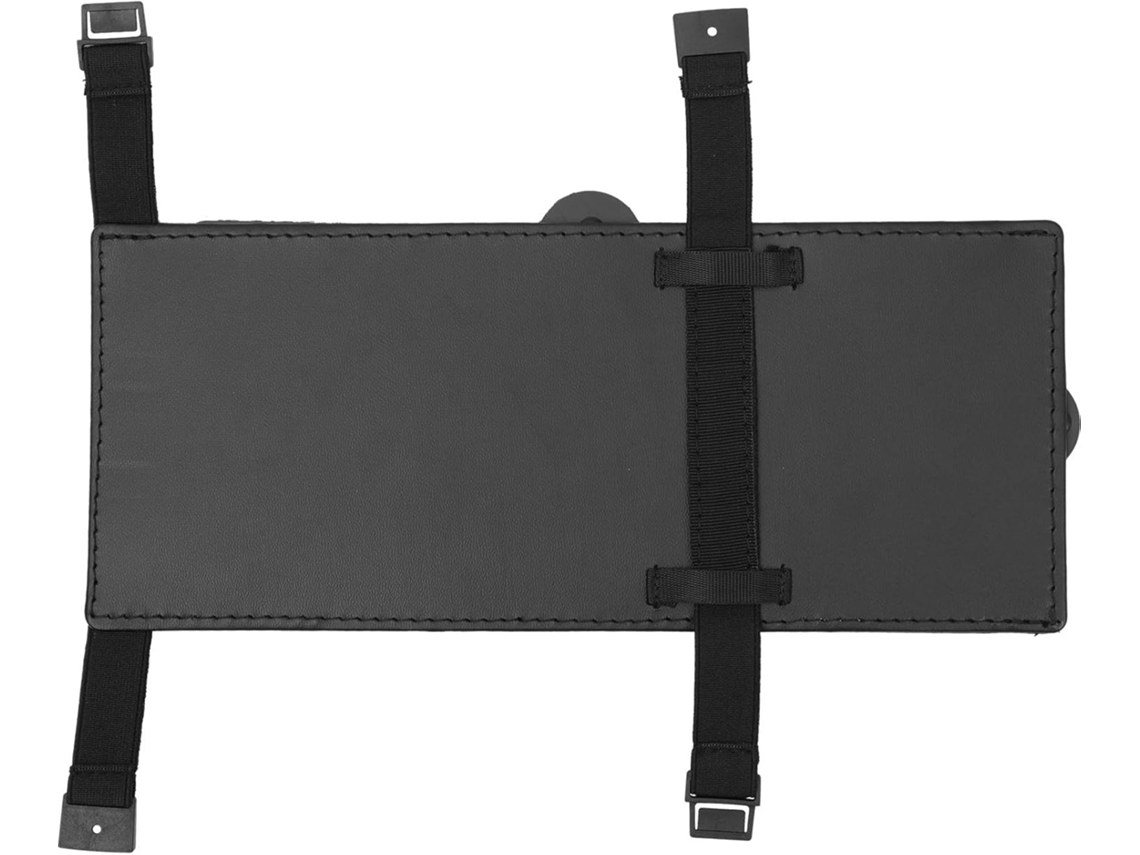 Para-sol Retrátil Preto Para Carro, Com Viseira Ajustável Em Pu E Pc.
