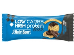Nutrisport Barra de Proteína Low Carbs High Protein 60G 1 Unidade Chocolate e Biscoitos