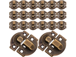 Conjunto De 40 Peças Fecho Dobradiça Vintage Em Metal, Com Trava