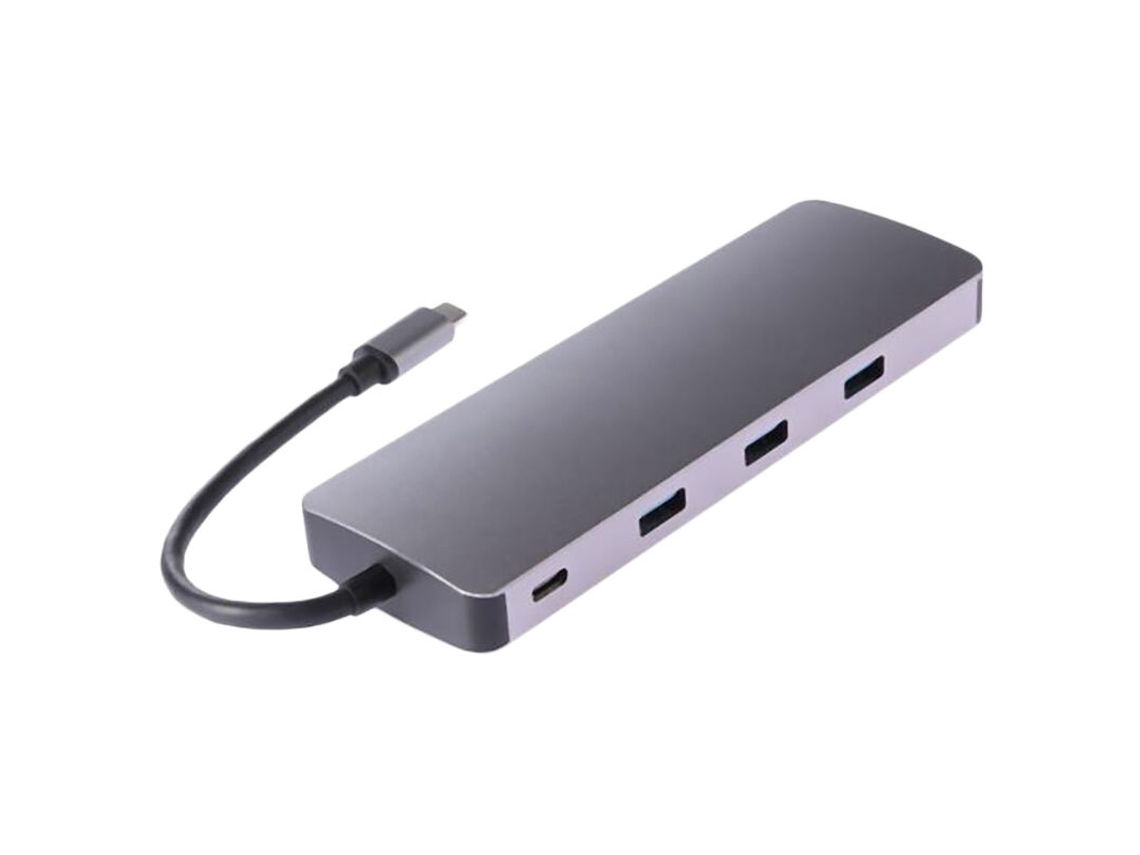 Lurelia Cabo Adaptador Usb-c Para Vga, 4k, 1080p, Com Alimentação, Cinza