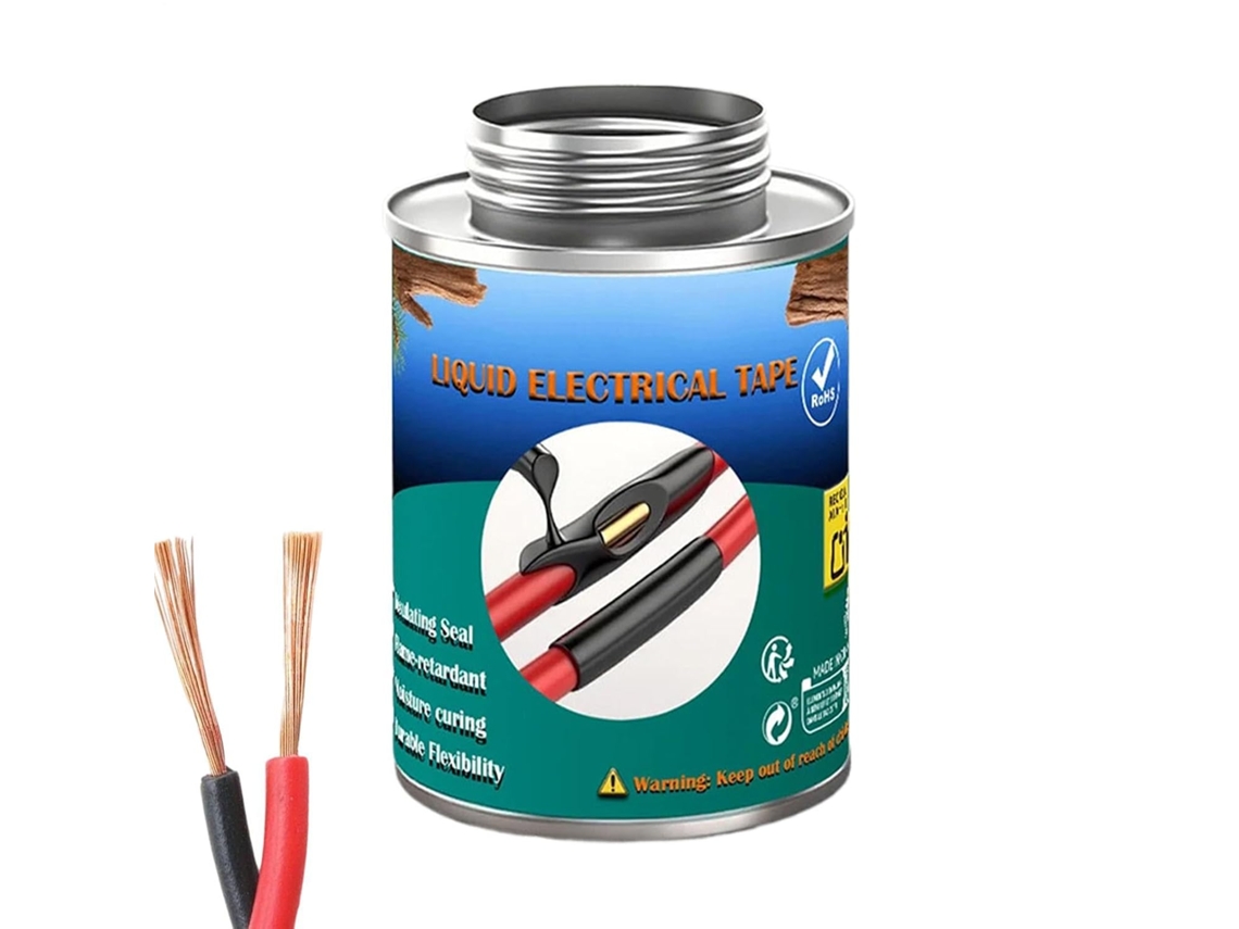 Fita Isolante Líquida 130ml, Resistente A Altas Temperaturas E À Prova D Água