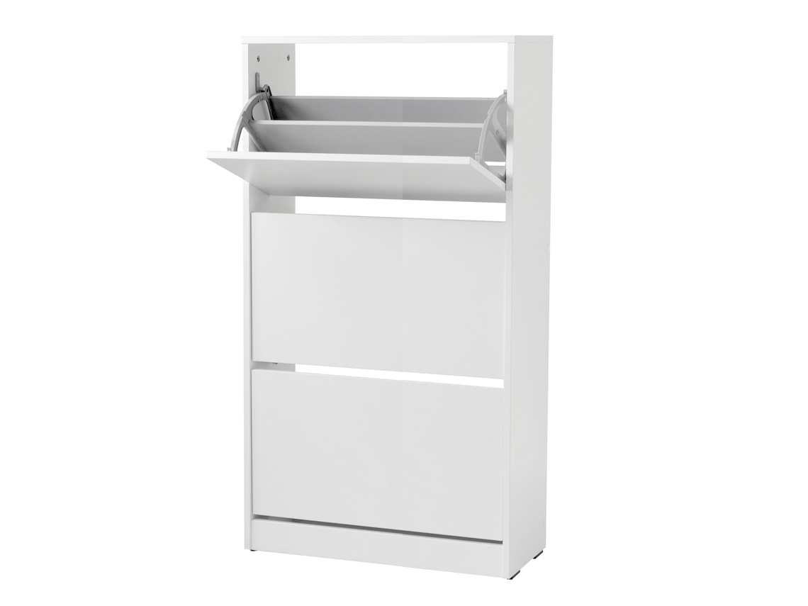 Sapateira 3 Portas Dobráveis 121X73X26 Branco VENPRODIN