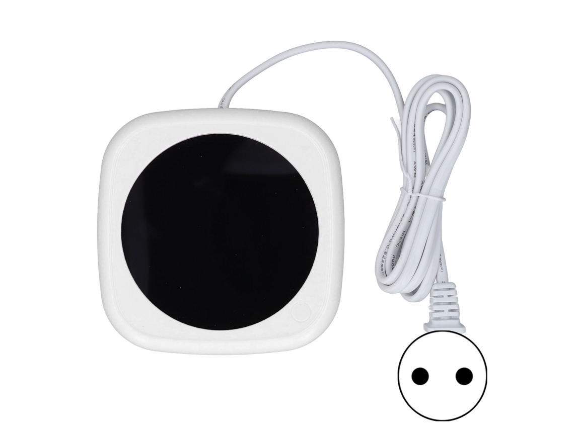 Aquecedor de xícaras Slowmoose com desligamento automático e temperatura constante para café, leite e chá, para casa e escritório, 220 V, branco