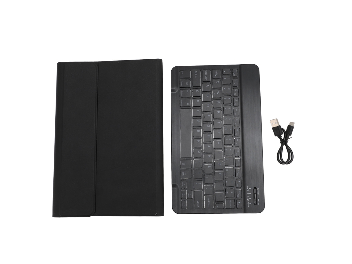 2026zentro-capa Protetora De Couro Pu Com Teclado Mágico Removível Para Tablet Tab M10 Plus Gen3 10.6 Polegadas Preta