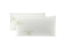 Pack de Duas Almofadas Anti-Alérgicas em Flocos 100% Viscoelástico com Aloe Vera (70 cm)