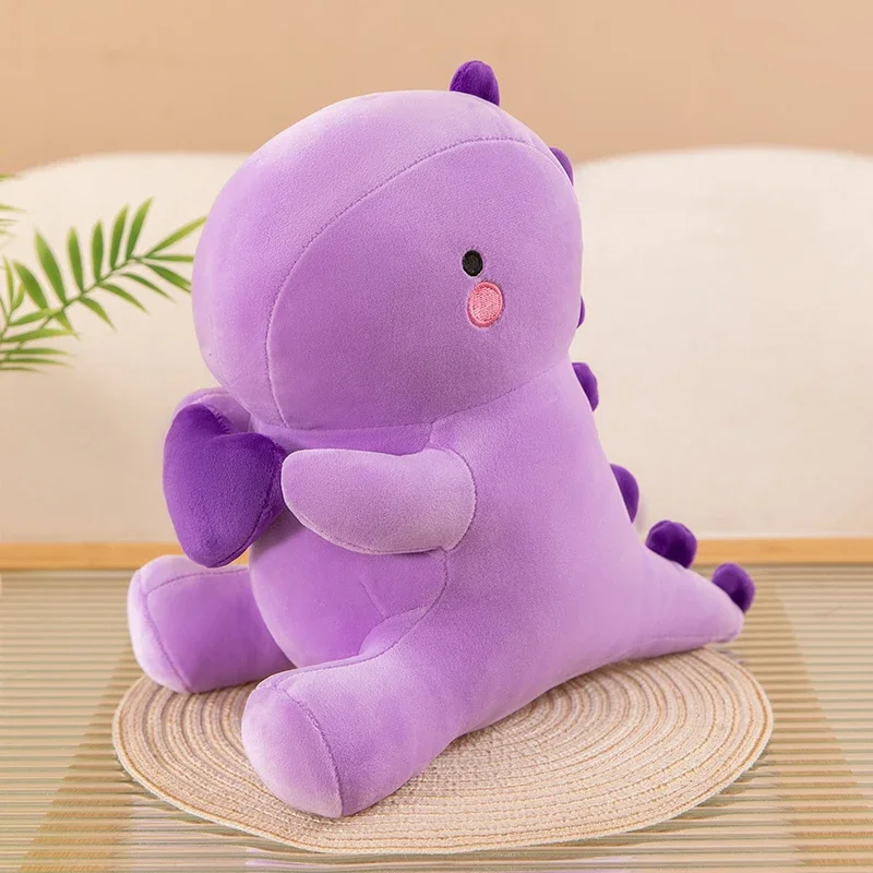 (roxo, 28cm) Dinossauro De Pelúcia, Macio, Fofo E Muito Elástico.