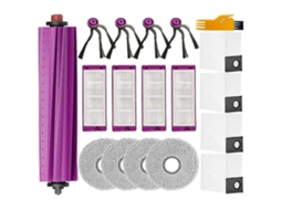 Escova Lateral 18pcs, 18pcs Main Filters Esfregona Cloths Para Eureka J15 Evo Ultra Self Emptying Aspirador Peças Robot, 18 Unidades