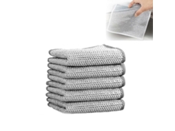 Pacote com 10 Esponjas de Aço Multifuncionais, Anti, Riscos, Fx BRILVIBERA