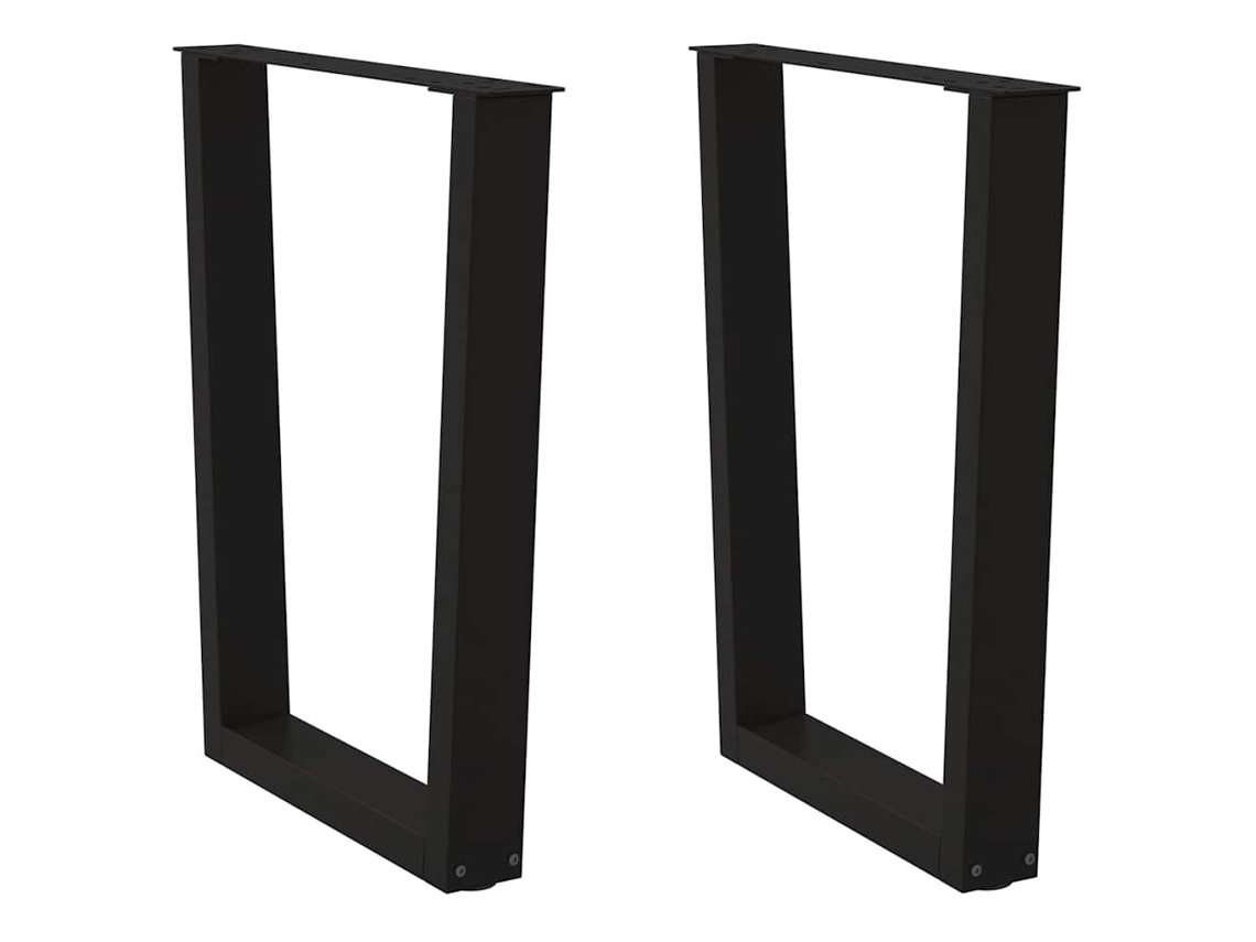 Dining Table Leg, Dining Table Legs Vidaxl Preto Aço (60 X (72-73.3) Cm)