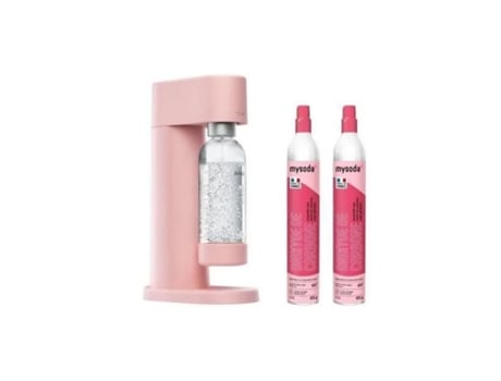 Máquina de Carbonatação de Água MYSODA + 1 Garrafa + 2 Cilindros Extras P2C-Wd002F-Lp