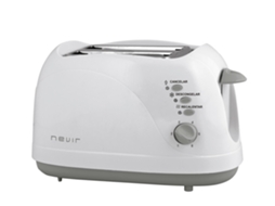 NEVIR Nvr-9823T Mini-Forno 2 Fatias 750 W Cinzento Branco
