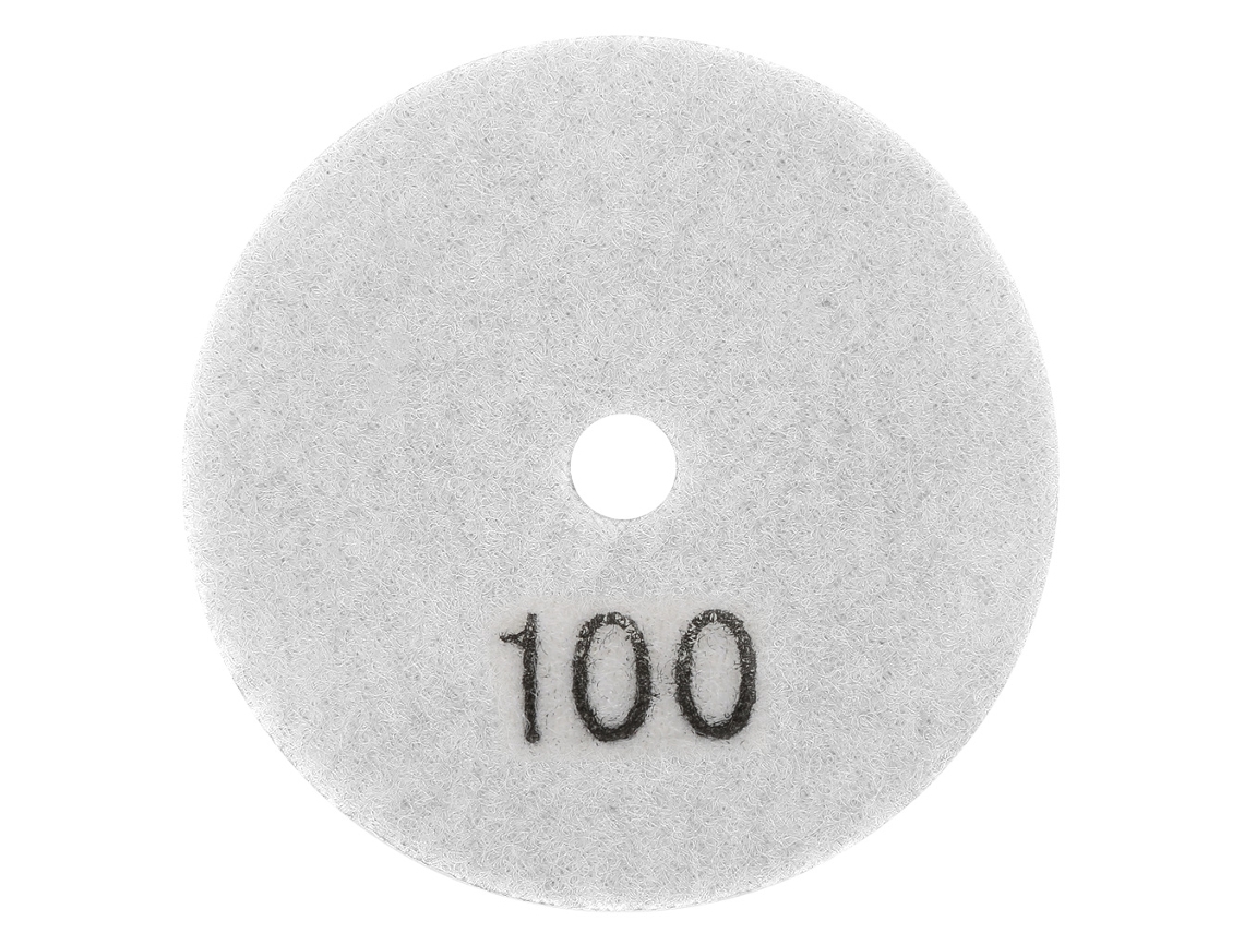 Disco de Polimento Diamante 3 Polegadas para Granito Mármore Lixa Úmida 100 S/MARCA