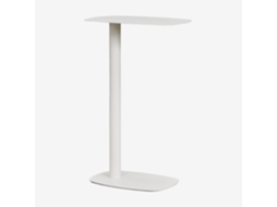 Sklum Mesa Auxiliar Retangular 40x25 Cm Em Aço Odelia Aço Gardénia Branco         ↑65 Cm