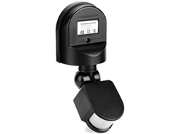 Nova Line interruptor de Lâmpada com Sensor Infravermelho de Movimento Ajustável 110v 240v (preto)