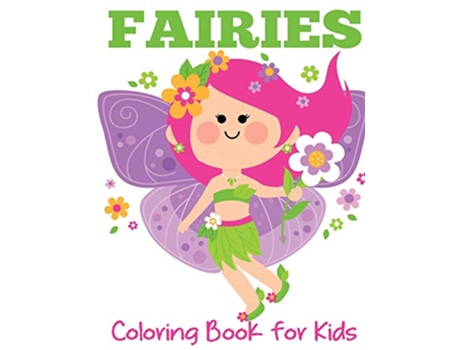 Livro Fairies Coloring Book for Kids de Blue Wave Press (Inglês)