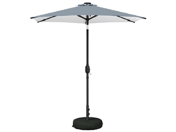 Vidaxl Guarda-sol De Jardim Com Luzes Led 230 X 230 Cm Poliéster