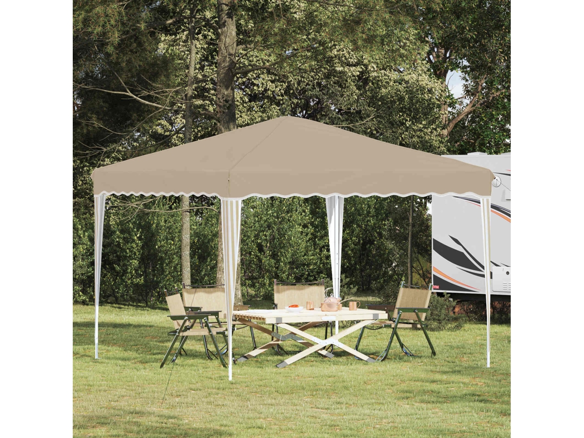 Vidaxl Tenda De Festa Pop-up 288 X 288 X 245 Cm Creme Tecido Oxford