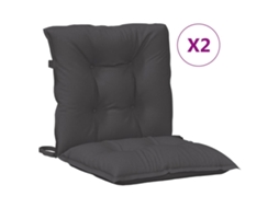 Lowback Chair Cushion, Lowback Chair Cushions Vidaxl Antracite Tecido (100 X 50 X 7 Cm)