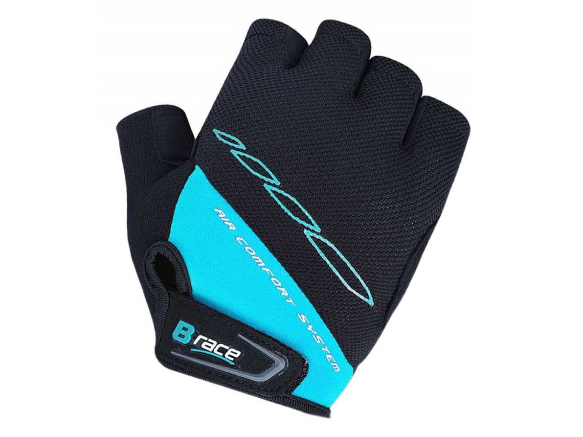 Luvas Curtas Bump Gel Preto M Homem B-RACE