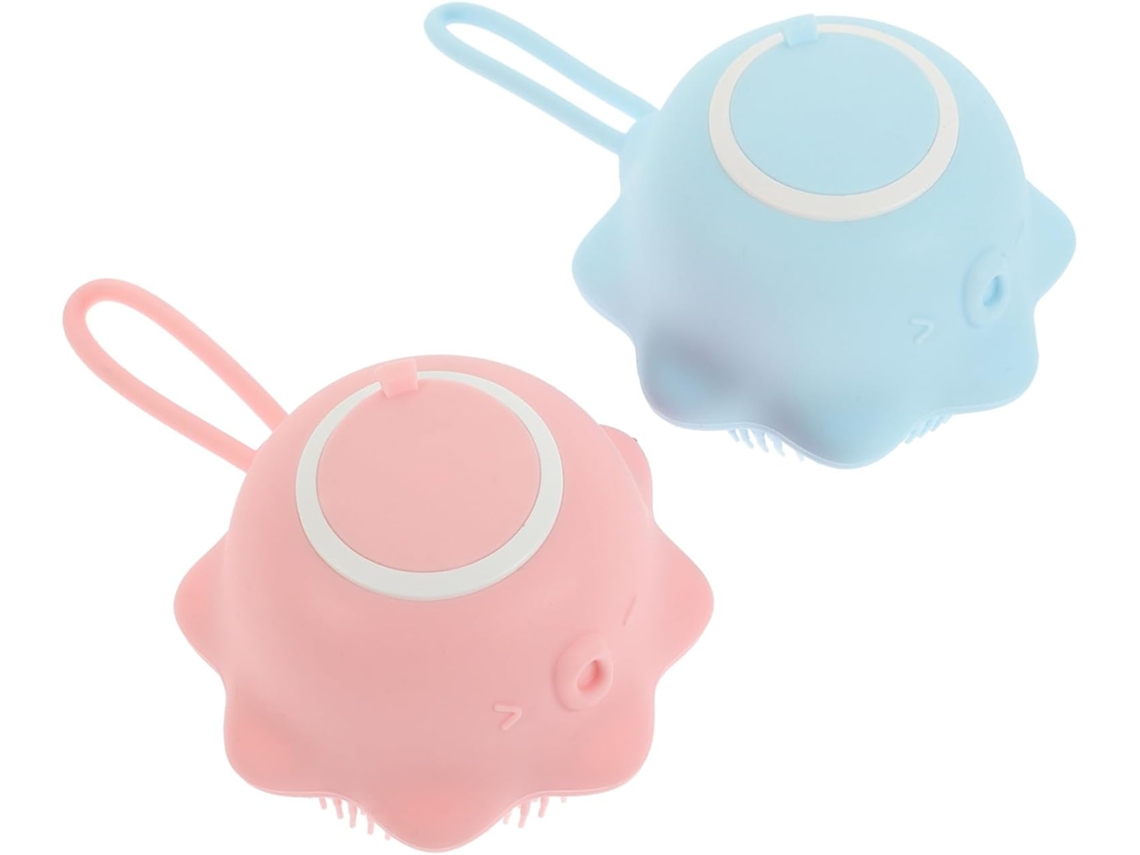 Iplusmile 2 Unidades Escova De Banho Macia Para Bebê, Escova De Banho Massageadora Para Limpeza Corporal