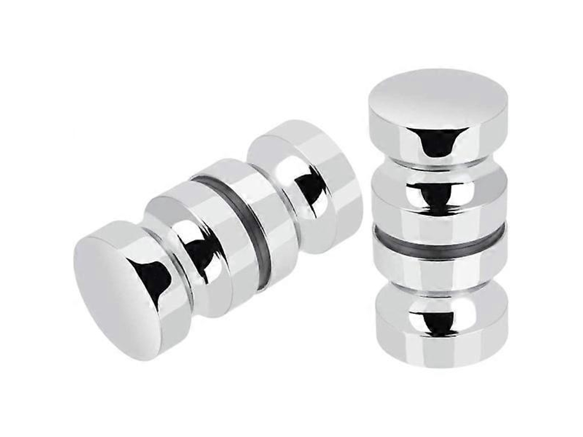 2 Pares de Puxadores Aço Inoxidável para Portas Correr BRILVIBERA