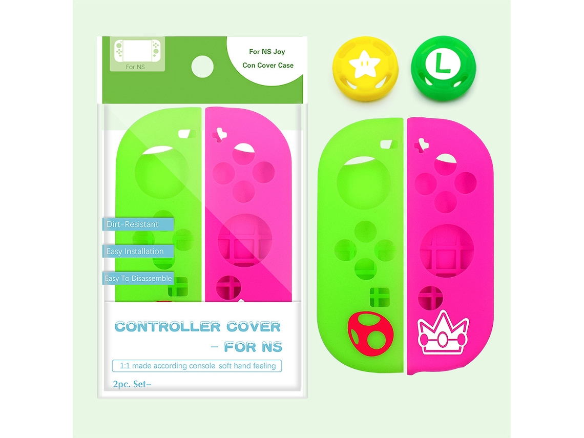 Capa de Silicone para Nintendo Switch Oled Joycon Skin Protective BRILVIBERA