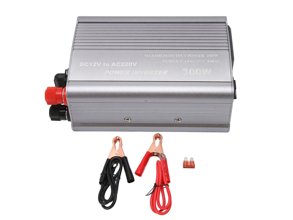 Aetheria inversor de Onda Senoidal 300w Contínuo 600w Pico 12v Dc para 220v Ac para Carro com Proteção