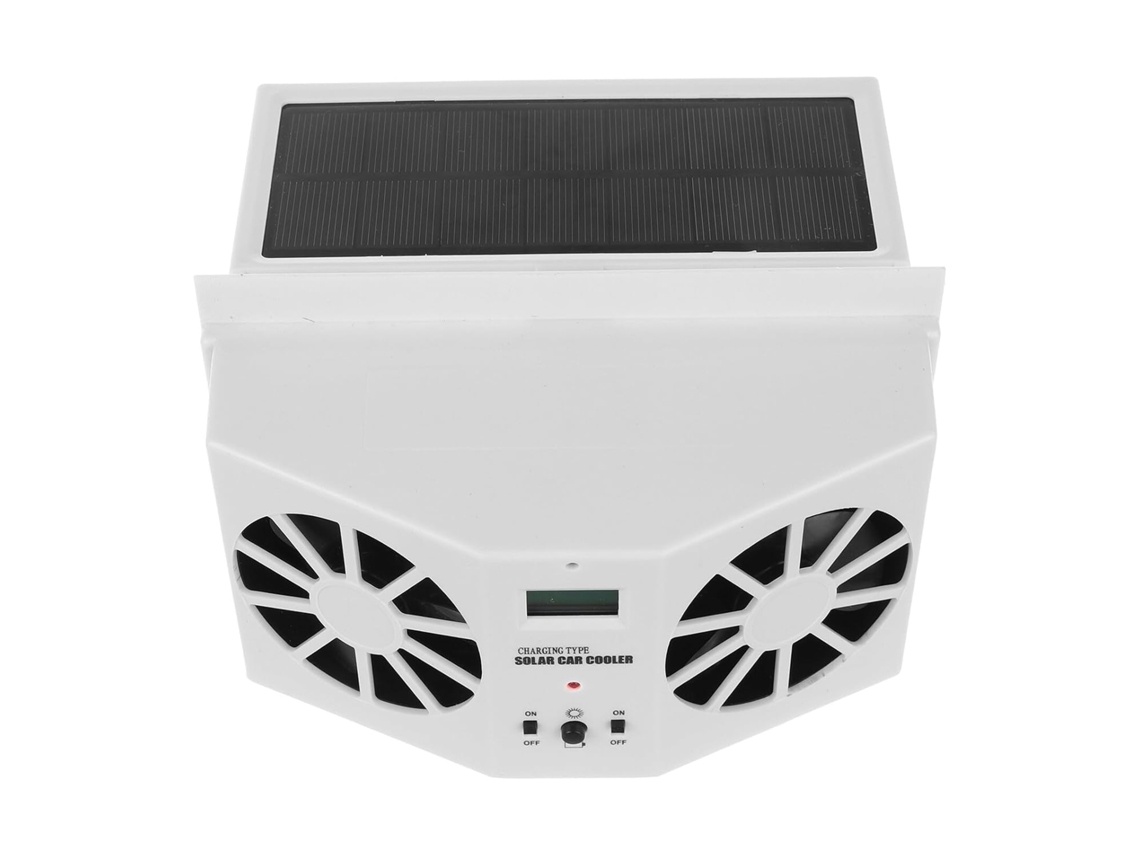 Ventilador De Exaustão Para Carro Movido A Energia Solar, Para Ventilação E Fácil Instalação, Feito De Plástico Abs, Promovendo A Circulação De Ar.