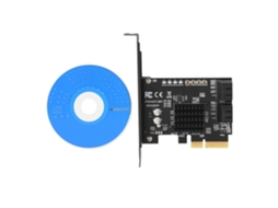 Adaptador Extensor De Placa Riser 6g Sata 3.0 Para 4 Portas Pci-e Para Hdd Ssd