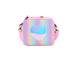Lancheira Térmica Reutilizável e Fofa para Meninas, Mulheres, Escola e Pré, Escola em Tons Pastel BRILVIBERA