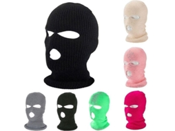 Fasst gorro Balaclava Invierno para Hombres com 3 Buracos Gorro de Ski Táctico Quente de Acrílico para Atividades Ao Ar Livre Outono Inverno