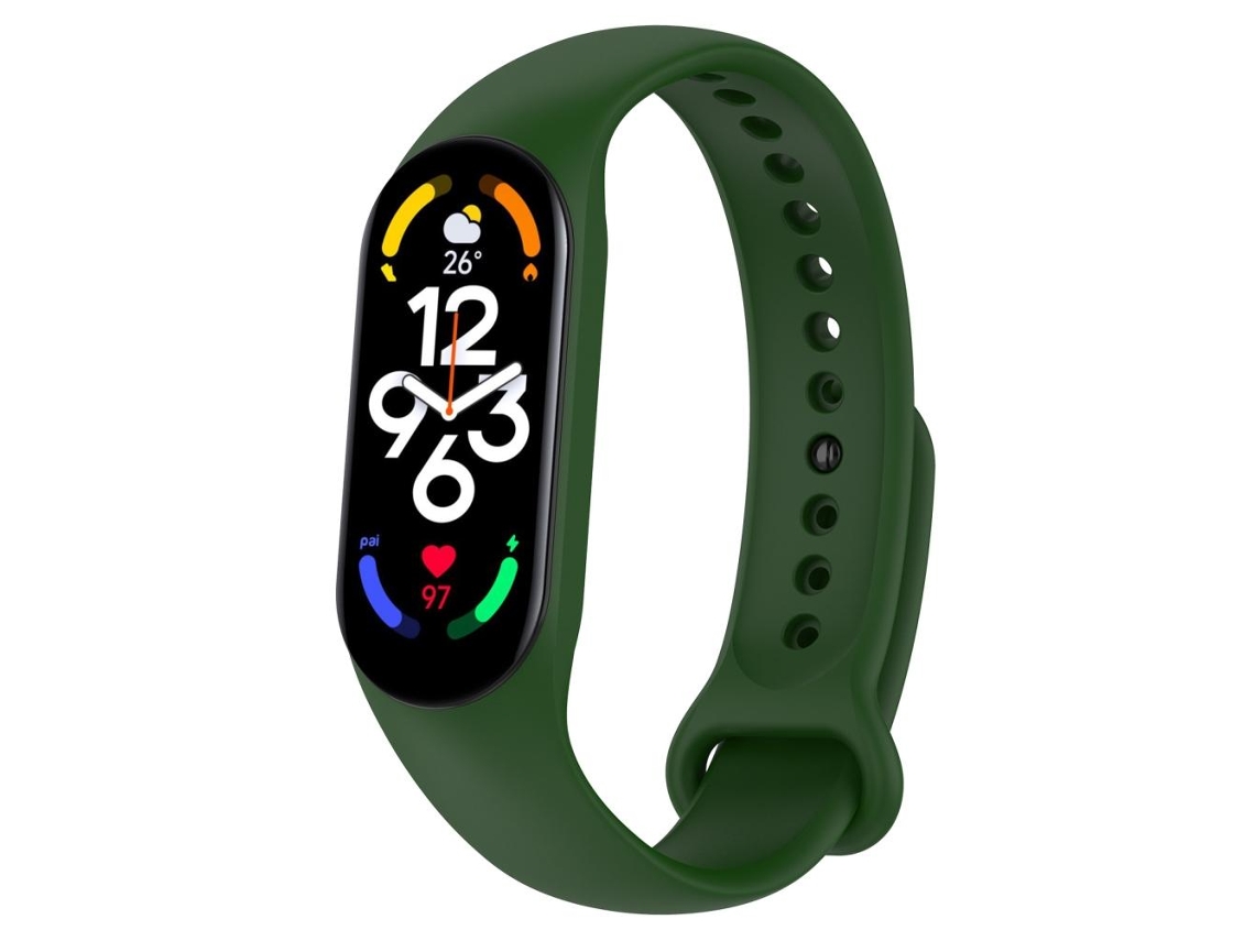 Aetheria pulseiras de Substituição Compatíveis com Xiaomi Band 7 em Silicone Transpiravel para Smartwatch