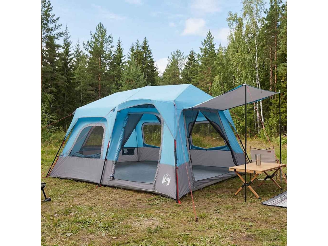 Vidaxl Barraca Instantânea Azul 8 Pessoas