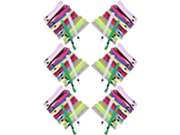 Conjunto de 1 pulseira ajustável de poliéster Secfou, com ajuste seguro para camping e atividades em grupo, tamanho 17x1,6 cm.