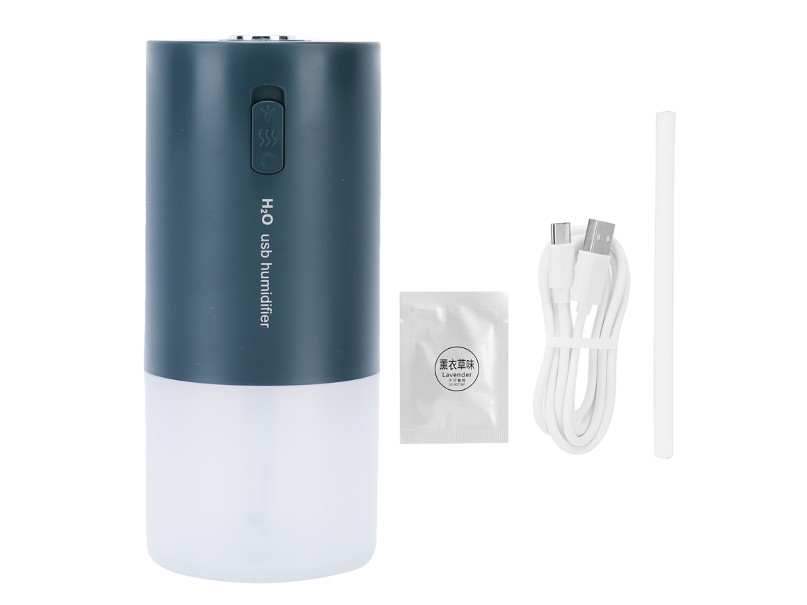 Umidificador de Mesa S/MARCA 300ml, Difusor de Aromaterapia, Luz Noturna, Casa