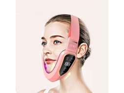 (rosa) Aparelho De Led Para Lifting Facial, Fototerapia, Emagrecimento Facial, Aquecimento, Massagem Vibratória