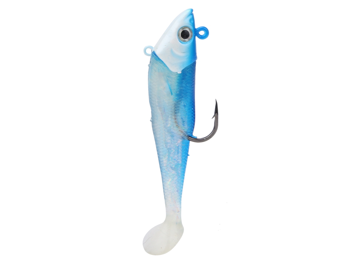 Jig Head Soft Bait (3d Eyes Detachable Replaceable Body) Fishing Lure