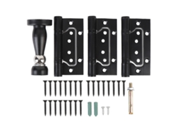 Laxiscreed Conjunto De Limitadores De Porta Com Dobradiça De 4 Polegadas Em Metal Para Portas Silenciosas