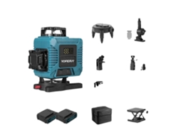 Nível a Laser OEM, Controle por Gestos, 3 Linhas, Verde 360°