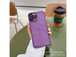 2 Unidades De Capa Protetora Transparente Roxa Para Lente Do Iphone 17/air