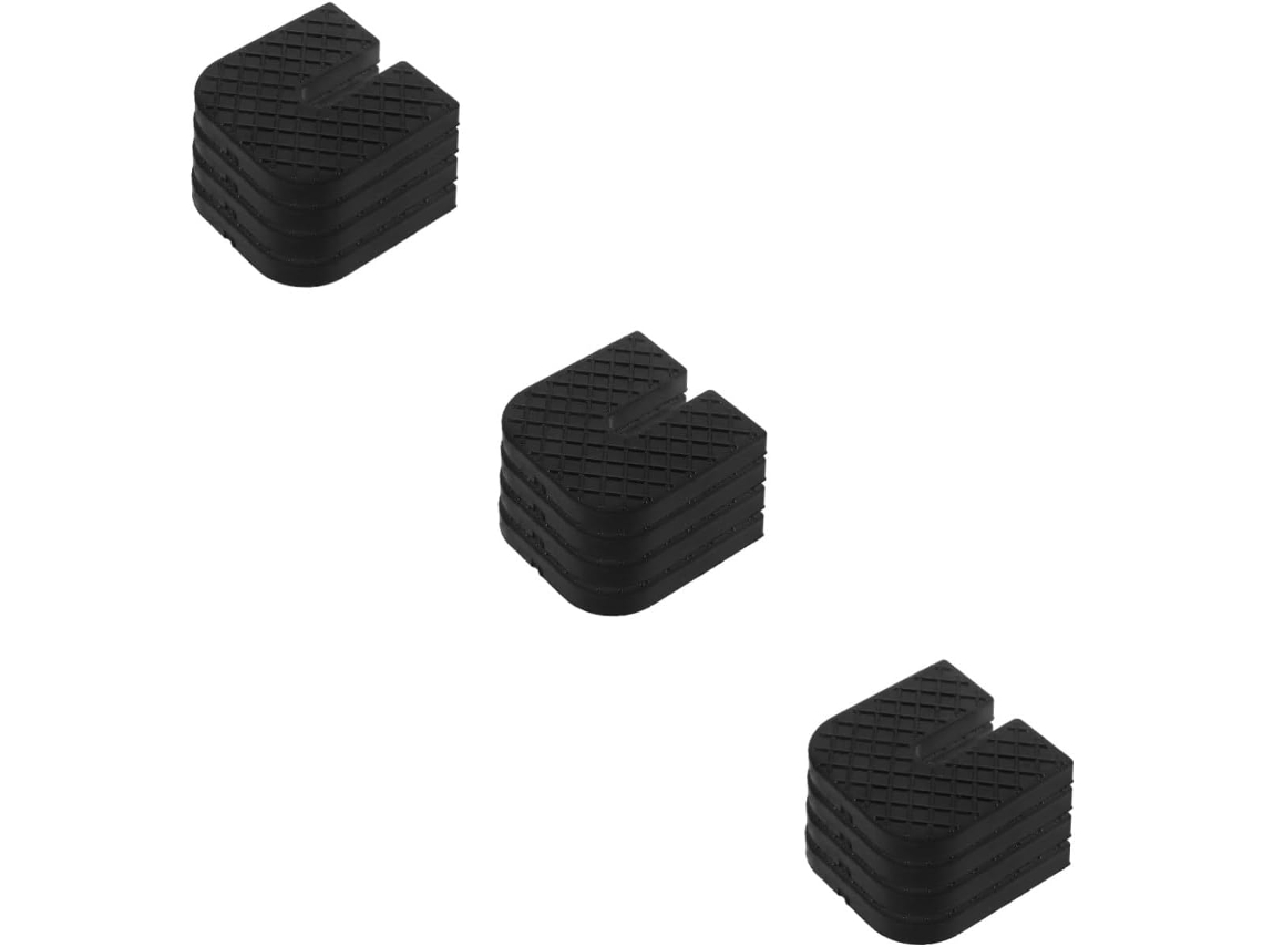 Alipis Conjunto De 12-almofadas Antivibração Borracha Em Formato U Para Ar Condicionado Tapetes Absorventes Choque E